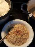 Eggnog rice pudding