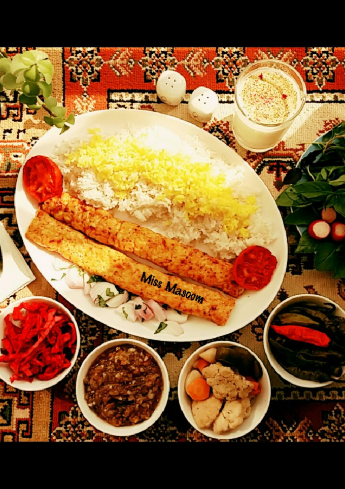 عکسی از دستور کوبیده مرغ در فر