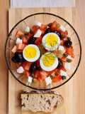 Ensalada de tomate, papa, huevo + lo que tengas (receta básica pero con muchos tips)