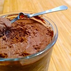 A picture of Eggless chocolate mousse.