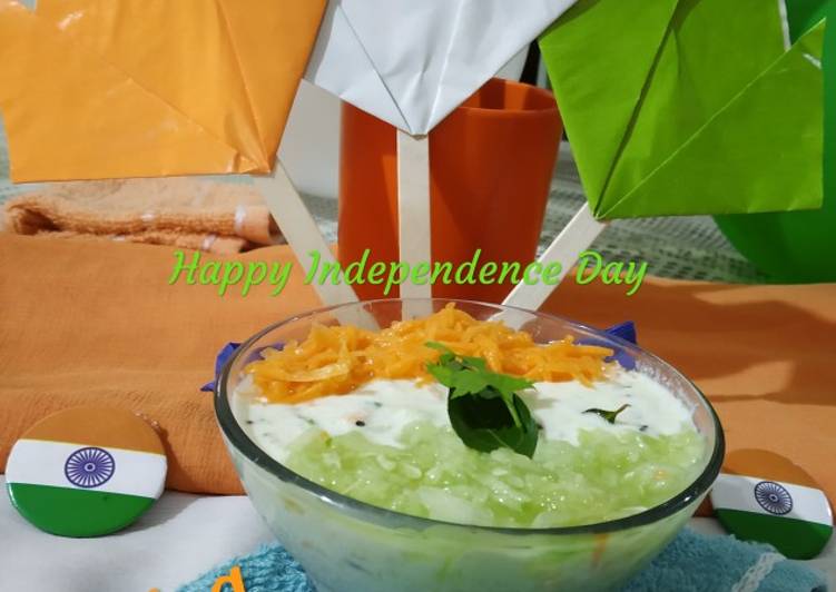 Tricolor Healthy Raita
