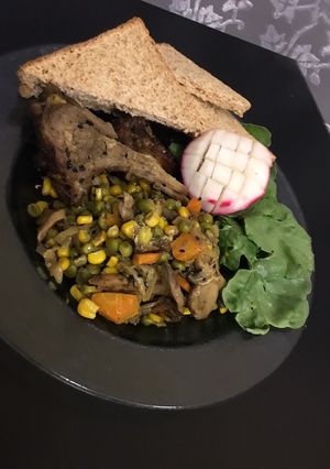 A picture of Lamb Chops with Honey and Nigella Seeds.