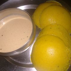 A picture of Oats idli.