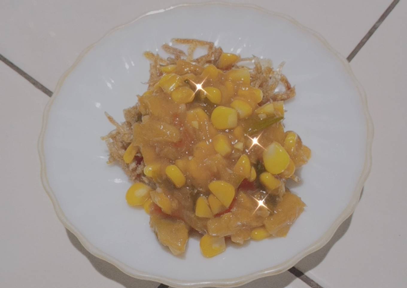 Kentang siram saus asam manis