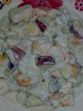 Pasta cream chaat