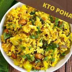 A picture of Keto Poha|Indian Keto Breakfast.