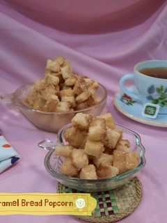 Foto resep 134. Caramel Bread Popcorn dari pinggiran Roti Tawar