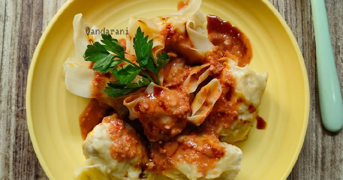 Resep Siomay Ayam Dengan Kuah Kacang Simpel Oleh Andarani Cookpad