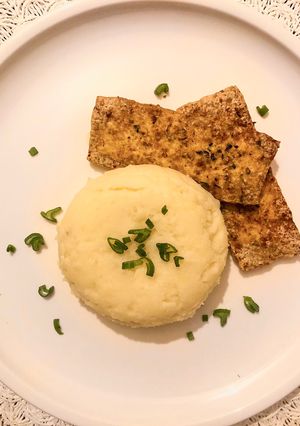 Una foto de Tofu al horno