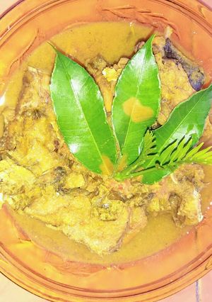 Foto resep Ikan bumbu kuning plus daun kedondong 🌿🌿🌿