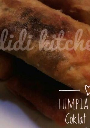Foto resep Lumpia Pisang Coklat lumeer..