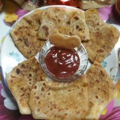 A picture of Mughlai Paratha.