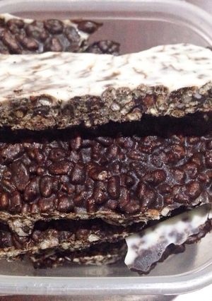 Foto resep Crispy rice cereal chocolate bar