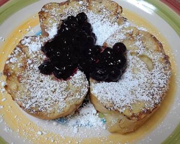 Ultimate Serving Recipe French Toast with Easy Blueberry Compote Savory Delicious