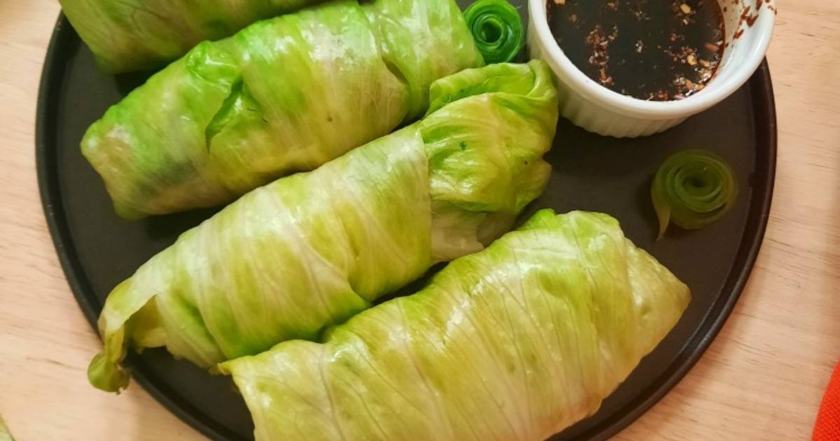 Steamed Lettuce Roll Recipe by Sabrina Yasmin Cookpad