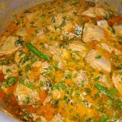 Curd chicken curry A picture of Curd chicken curry.