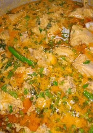 A picture of Curd chicken curry.