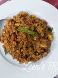 Brown Poha with Jackfruit Seeds