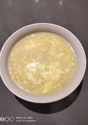 A picture of Corn Soup.