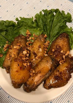 Hình của món Cánh gà chiên nước mắm.