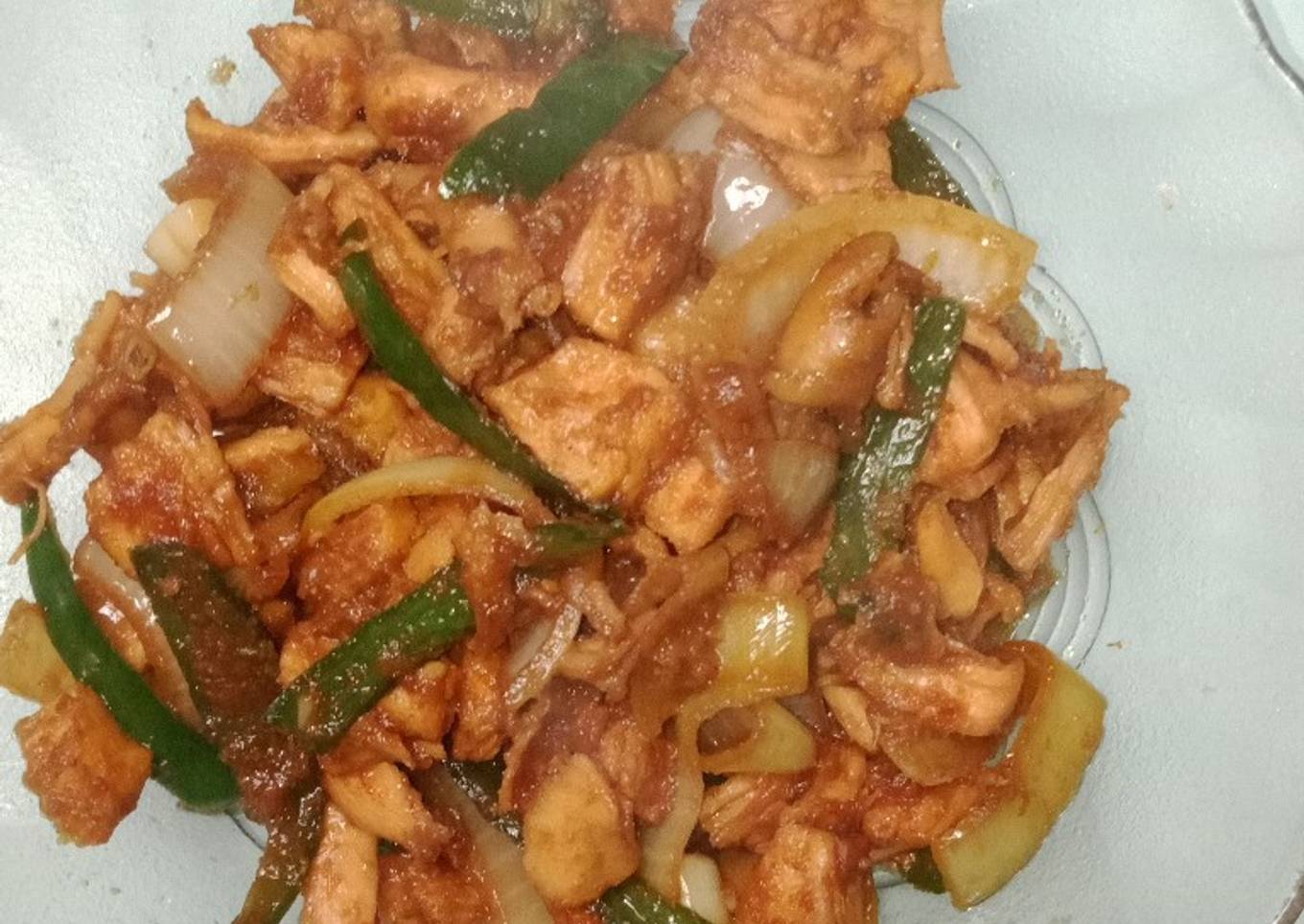 Ayam suwir kecap