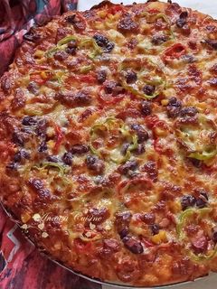 O poză a rețetei Pizza mexicană.