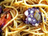 Purple Cabbage Stirfried Pasta