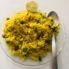 A picture of Kanda Poha.