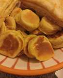 Plátanos con masa de panqueque