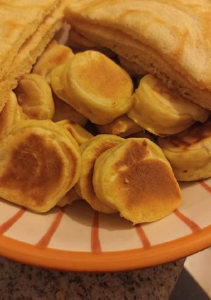 Una foto de Plátanos con masa de panqueque