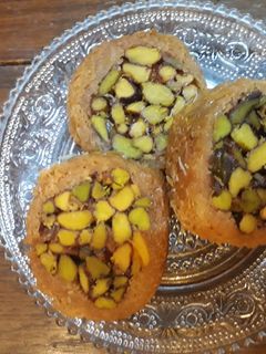 صورة لوصفة كنافة مبرومة
