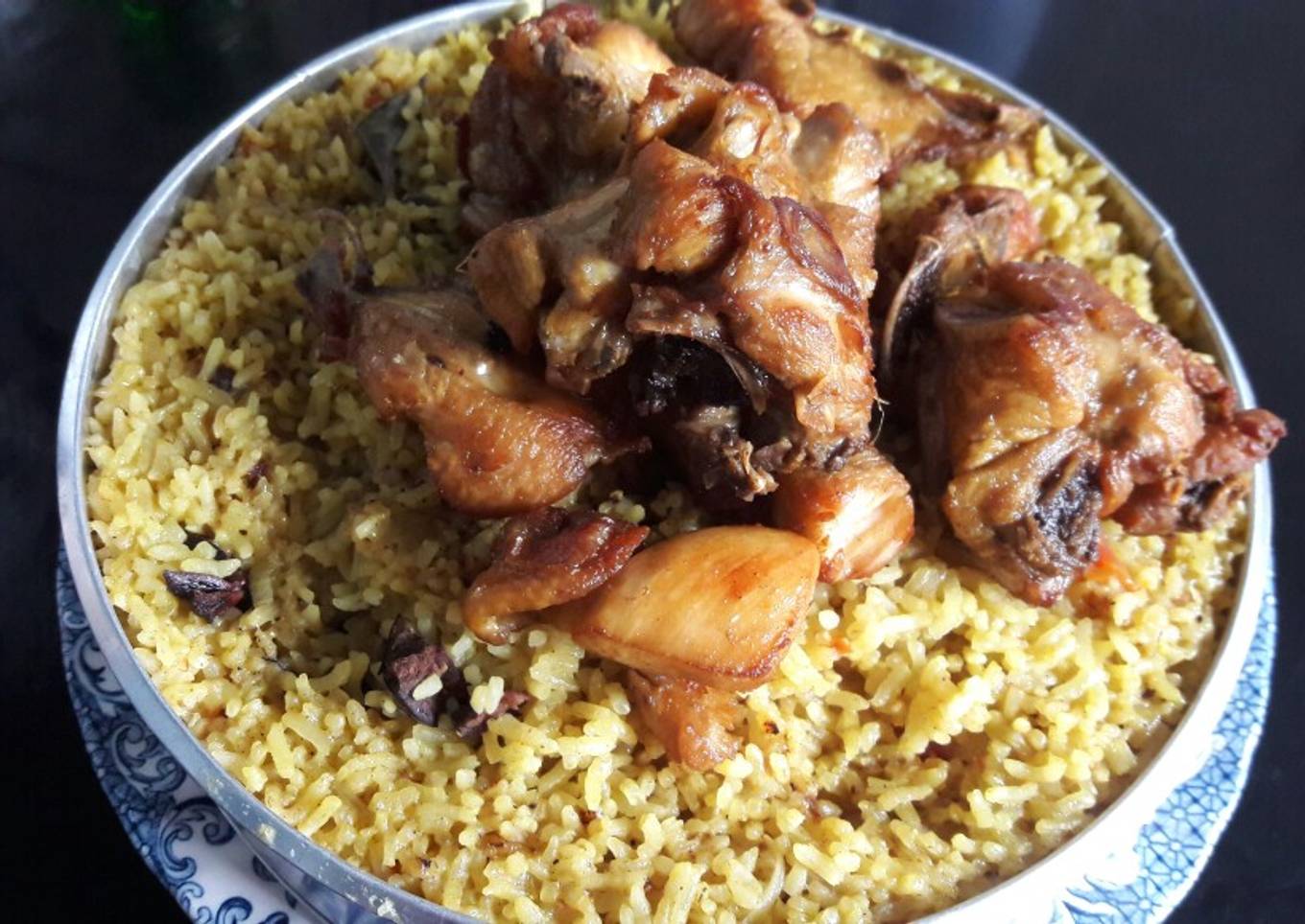 Resep Nasi biryani ayam dengan beras pulen biasa dan acar cabe Anti
Gagal