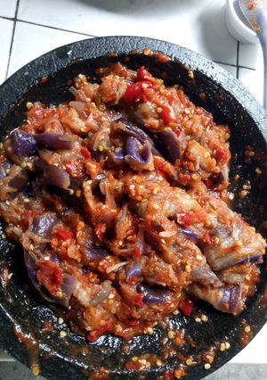 Foto resep Sambel terong