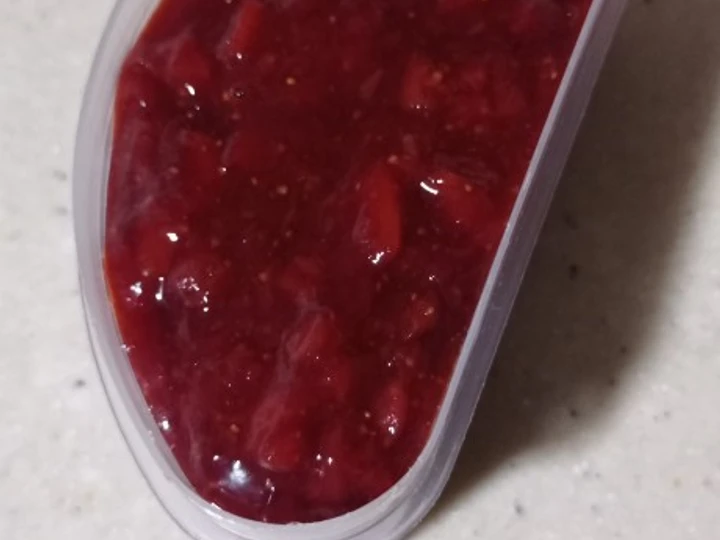 Cara Mudah Menyiapkan Resep Homemade Selai Strawberry 🍓 yang Bikin Ngiler Anti Ribet, Menggugah Selera