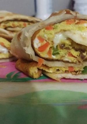A picture of Egg Tortilla Wrap.