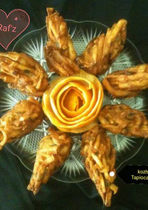 A picture of Kozhikkal/Tapioca fritters.