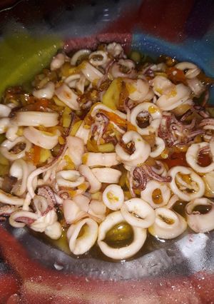 Foto resep Cumi goreng mentega