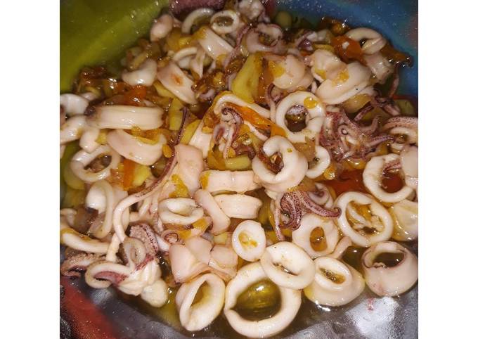 Cara Gampang Membuat Cumi goreng mentega Anti Gagal