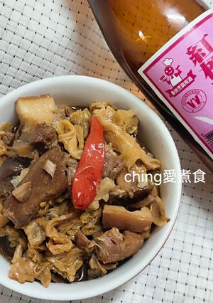 古早味高麗菜乾滷肉 的食譜成品照片