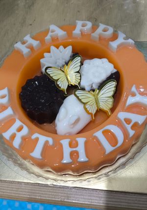 Foto resep Puding Ulang Tahun Simple