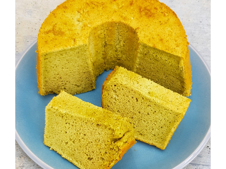 Resep Chiffon Cake Matcha Putih Telur yang Menggugah Selera