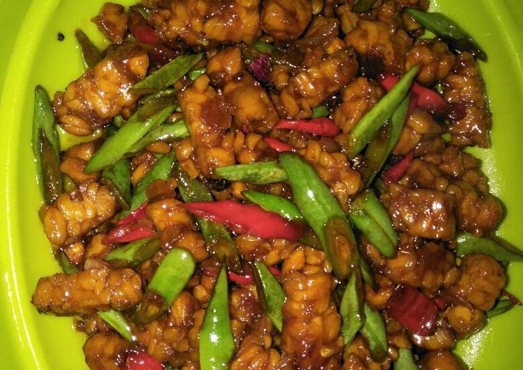 Tempe buncis kecap