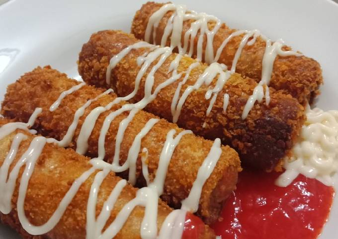 #4 Corndog Mozarella Simpel