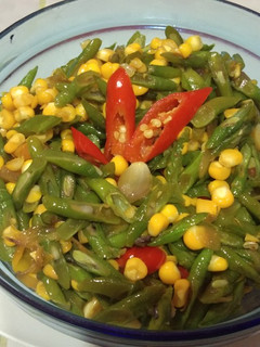 Foto resep Tumis jagung kacang panjang