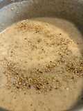 Crema rápida de patata y champiñones portobello