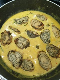 इड़हर कड़ी (कोचई पत्ते की सब्जी) रेसिपी मुख्य फोटो
