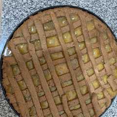 A picture of Pastafrola de chocolate y batata.