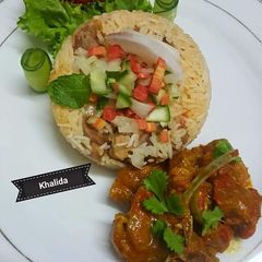 A picture of Mutton pulao.