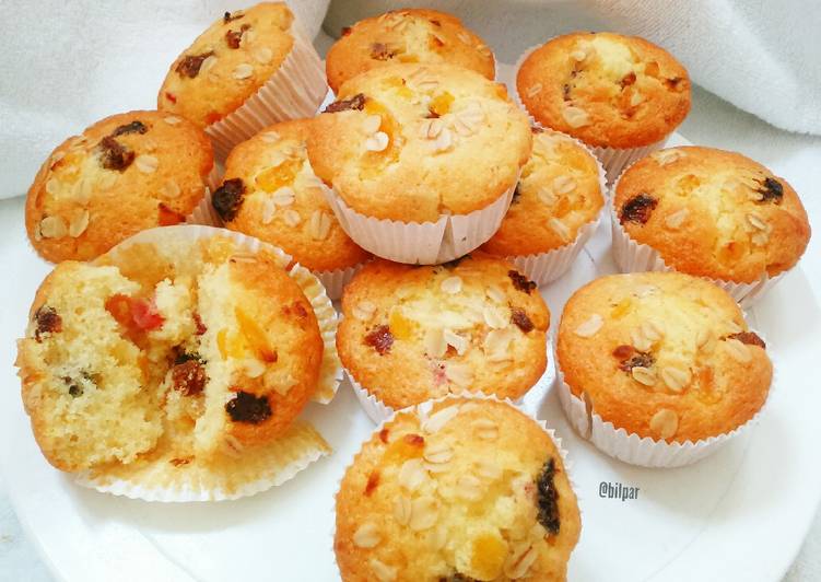 Steps to Prepare Quick Dry fruit Muffins