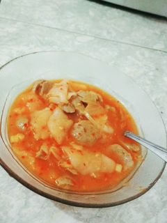 Foto resep Seblak Bakso Kerupuk
